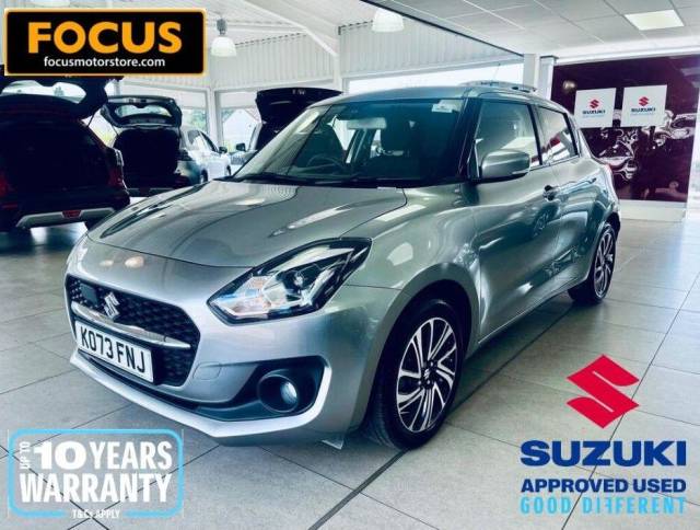 Suzuki Swift 1.2 Dualjet 83 12V Hybrid SZ5 5dr Auto Hatchback Petrol SILVER