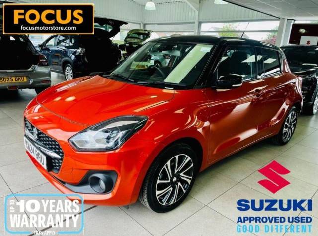 Suzuki Swift 1.2 Dualjet 83 12V Hybrid SZ5 5dr Auto Hatchback Petrol ORANGE
