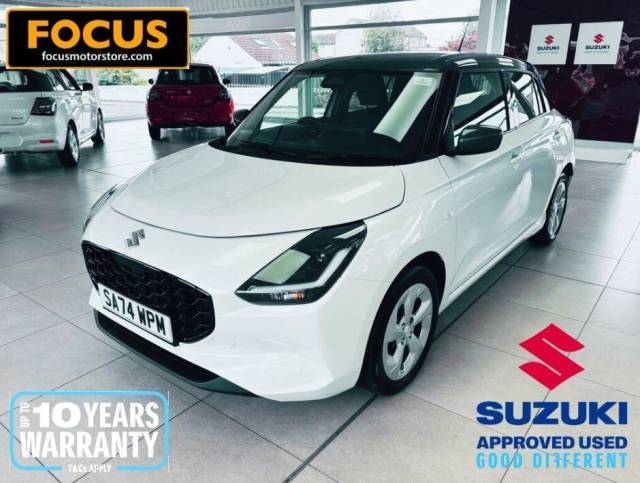 Suzuki Swift 1.2 Mild Hybrid Motion 5dr Hatchback Petrol WHITE