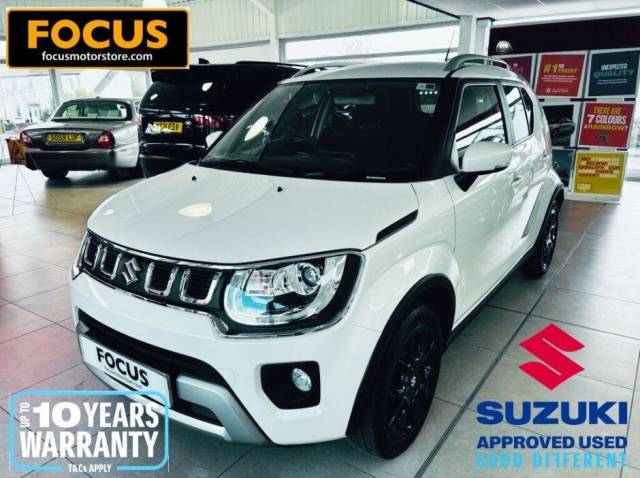 Suzuki Ignis 1.2 Dualjet 12V Hybrid SZ5 5dr Hatchback Petrol WHITE