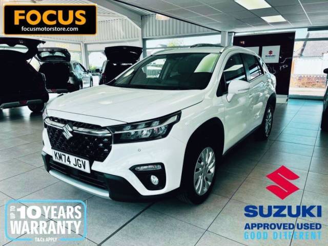 Suzuki S-Cross 1.4 Boosterjet 48V Hybrid Motion 5dr Hatchback Petrol WHITE