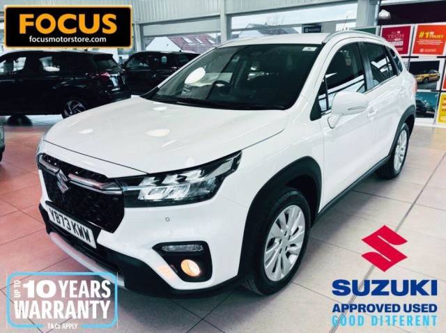 Suzuki S-Cross 1.4 Boosterjet 48V Hybrid Motion 5dr Hatchback Petrol WHITE