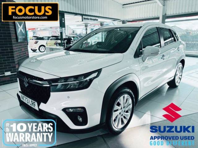 Suzuki S-Cross 1.4 Boosterjet 48V Hybrid Motion 5dr Hatchback Petrol WHITE