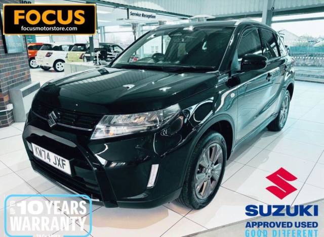 Suzuki Vitara 1.4 Boosterjet Mild Hybrid Motion 5dr Hatchback Petrol BLACK
