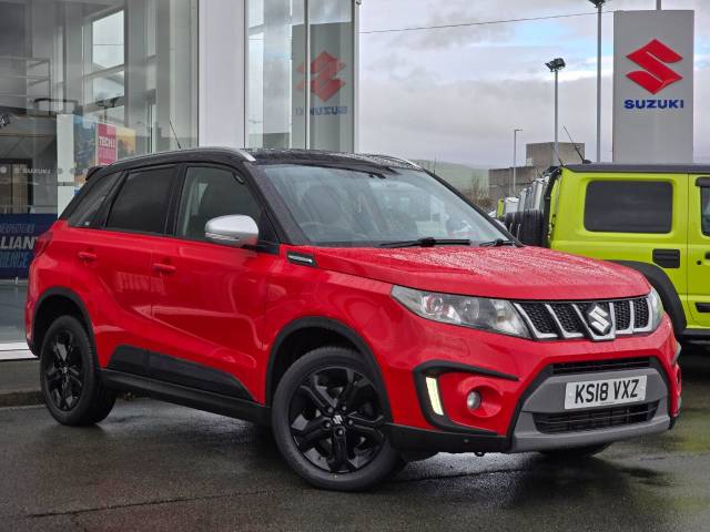Suzuki Vitara 1.4 Boosterjet S ALLGRIP 5dr Auto Hatchback Petrol Red/black