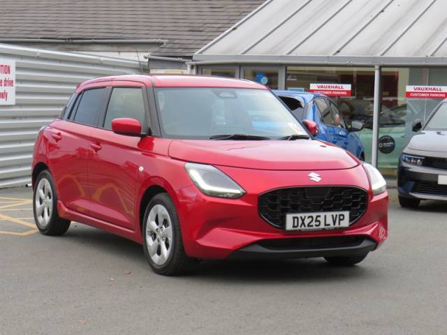 Suzuki Swift 1.2 MHEV Motion Hatchback 5dr Petrol Hybrid Manual Euro 6 (s/s) (82 ps) Hatchback Hybrid Red
