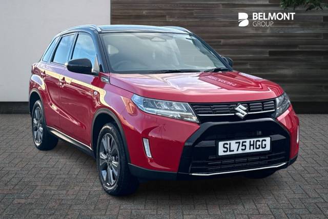 Suzuki Vitara 1.4 Boosterjet Mild Hybrid Motion 5dr Hatchback Petrol Red
