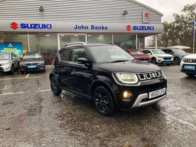 Suzuki Ignis 5dr Hat 1.2 Dljt 12v Hbd Sz5 Cvt Hatchback Hybrid Super Black