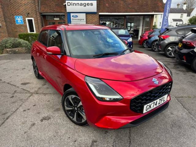Suzuki Swift 1.2 MHEV Ultra Hatchback 5dr Petrol Hybrid Manual Euro 6 (s/s) (82 ps) Hatchback Hybrid Red