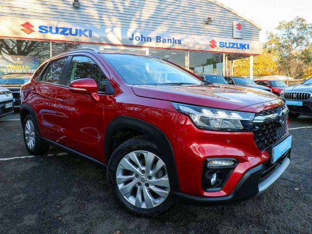 Suzuki S-Cross 1.4 S-Cross Motion B-Jet Mhev Hatchback Hybrid Energetic Red Pearl