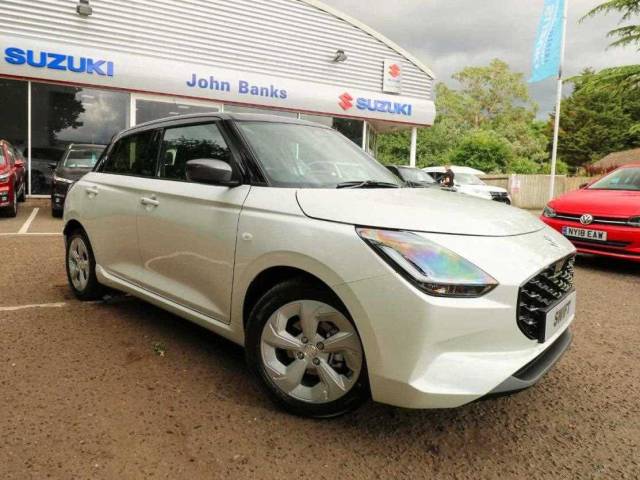 Suzuki Swift 5dr Hat 1.2 Mild Hybrid Motion Hatchback Hybrid Pure White / Mineral Grey