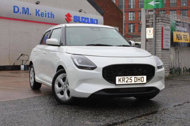 Suzuki Swift 1.2 Mild Hybrid Motion 5dr CVT Hatchback Hybrid White