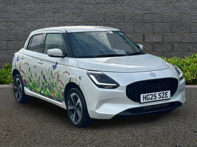 Suzuki Swift 1.2 MHEV Ultra Hatchback 5dr Petrol Hybrid Manual ALLGRIP Euro 6 (s/s) (82 ps) Hatchback Hybrid White