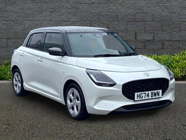 Suzuki Swift 1.2 MHEV Motion Hatchback 5dr Petrol Hybrid CVT Euro 6 (s/s) (82 ps) Hatchback Hybrid White