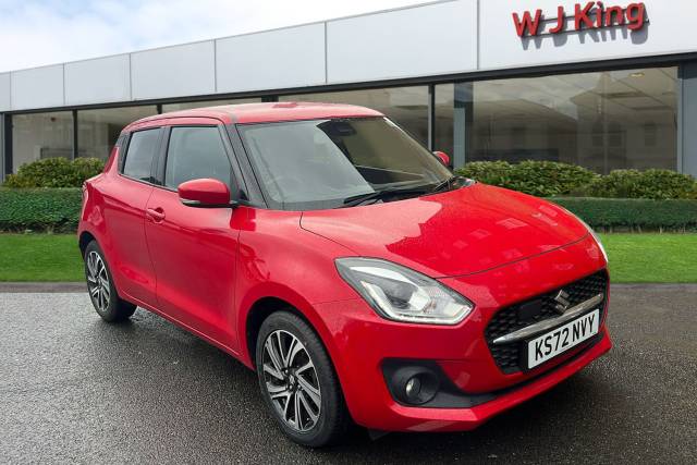 Suzuki Swift 1.2 Dualjet Mhev Sz5 Hatchback 5dr Petrol Hybrid CVT Euro 6 (s/s) (83 Ps) Hatchback Petrol Solid - Bright red - Suzuki