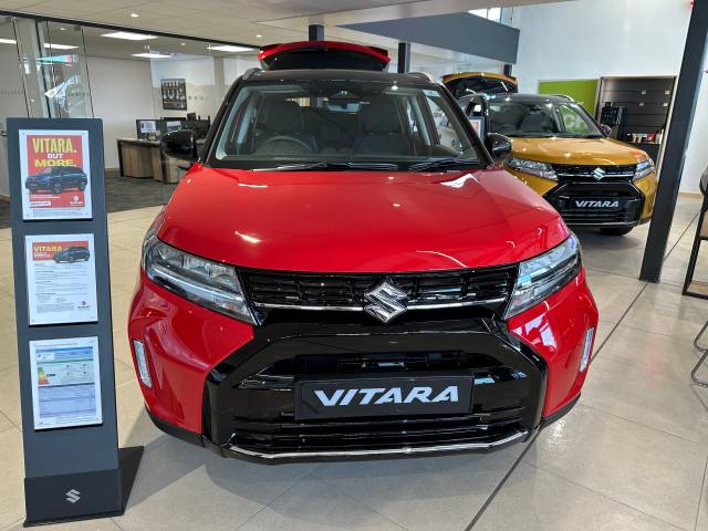 Suzuki Vitara VITARA 2025 1.4 B/JET HYBRID MOTION SUV Petrol Hybrid (A9H) BRIGHT RED 5/BLACK ROOF   B
