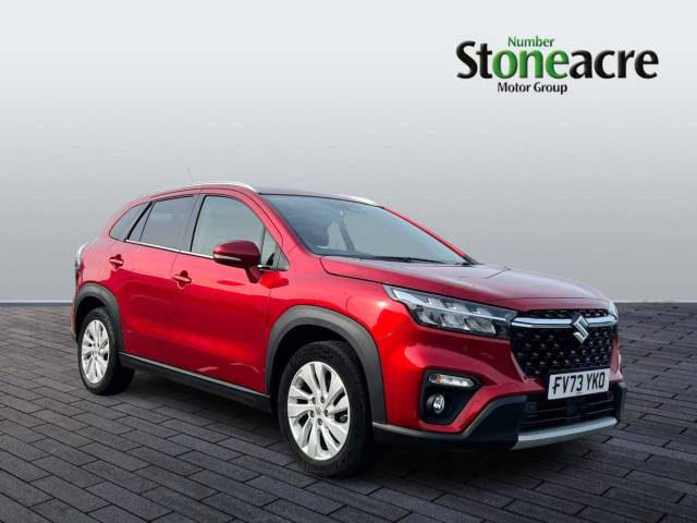 Suzuki S-Cross 1.4 Boosterjet 48V Hybrid Motion 5dr Hatchback Hybrid Red