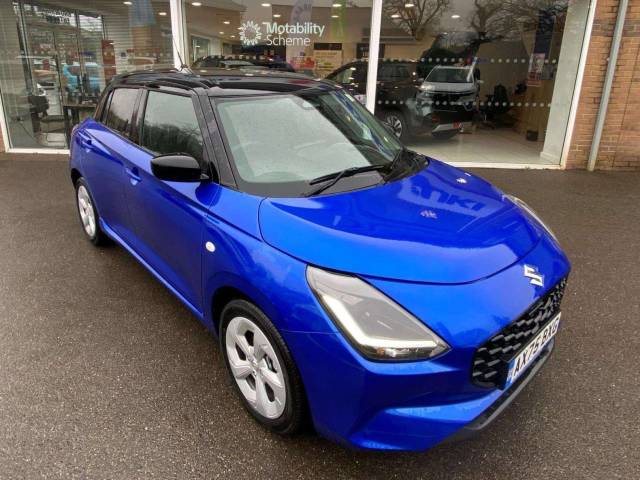 Suzuki Swift 5dr Hat 1.2 Mild Hybrid Motion Au Hatchback Hybrid Frontier Blue / Super Black