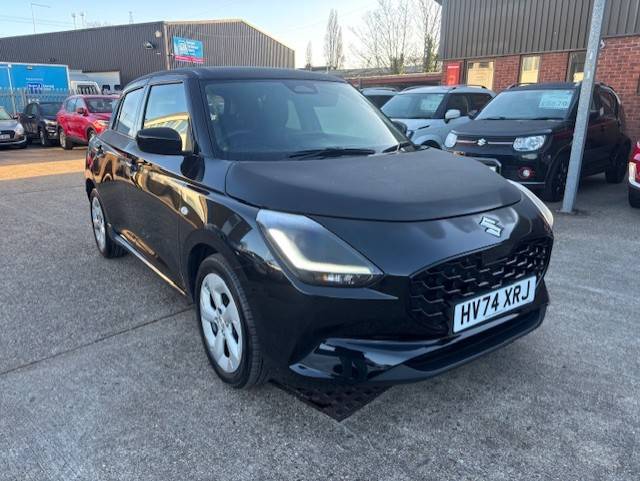 Suzuki Swift 1.2 MHEV Motion Hatchback 5dr Petrol Hybrid Manual Euro 6 (s/s) (82 ps) Hatchback Petrol Hybrid Black