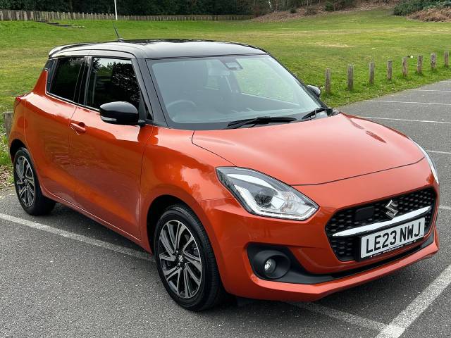 Suzuki Swift 1.2 Dualjet MHEV SZ5 Hatchback 5dr Petrol Hybrid CVT Euro 6 (s/s) (83 ps) Hatchback Hybrid Orange