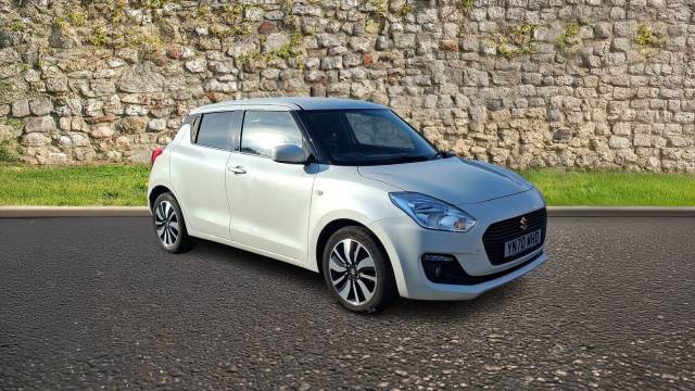 Suzuki Swift 1.2 Dualjet MHEV SZ-T Hatchback 5dr Petrol Hybrid Manual Euro 6 (s/s) (90 ps) Hatchback Hybrid White