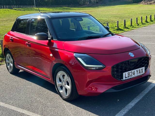 Suzuki Swift 1.2 MHEV Motion Hatchback 5dr Petrol Hybrid Manual Euro 6 (s/s) (82 ps) Hatchback Hybrid Red
