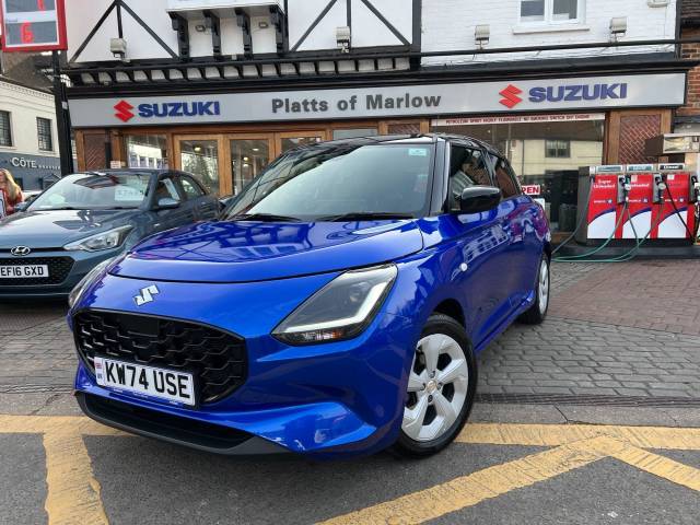 Suzuki Swift 1.2 MHEV Motion CVT Euro 6 (s/s) 5dr Hatchback Hybrid Frontier Blue / Super Black