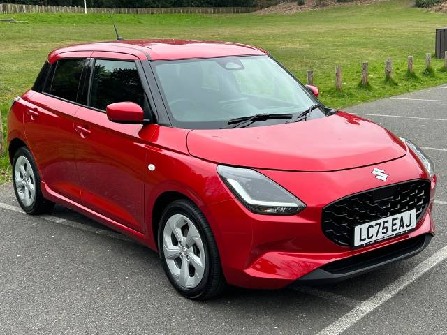 Suzuki Swift 1.2 MHEV Motion Hatchback 5dr Petrol Hybrid CVT Euro 6 (s/s) (82 ps) Hatchback Hybrid Red
