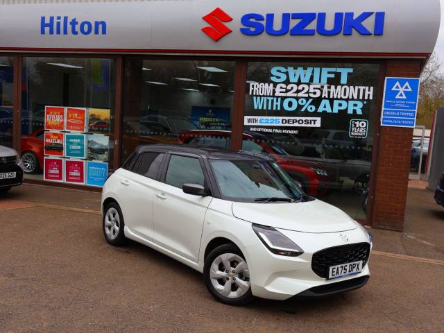 Suzuki Swift 1.2 Mild Hybrid Motion 5dr CVT Hatchback Petrol WHITE