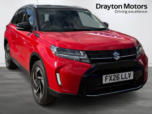 Suzuki Vitara 1.4 Boosterjet Mhev Ultra Suv 5dr Petrol Hybrid Manual Euro 6 (s/s) (129 Ps) Suv Petrol TWO TONE SOLID/METALLIC - BRIGHT RED/COSMIC BLACK