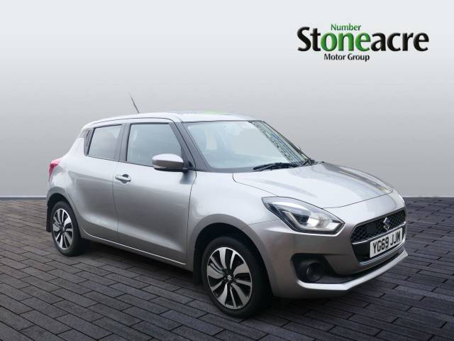Suzuki Swift 1.2 Dualjet MHEV SZ5 Hatchback 5dr Petrol Hybrid Manual ALLGRIP Euro 6 (s/s) (90 ps) Hatchback Hybrid Silver