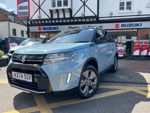 Suzuki Vitara 1.5 Motion AGS Auto Euro 6 (s/s) 5dr SUV Hybrid Ice Greyish Blue/Black Roof
