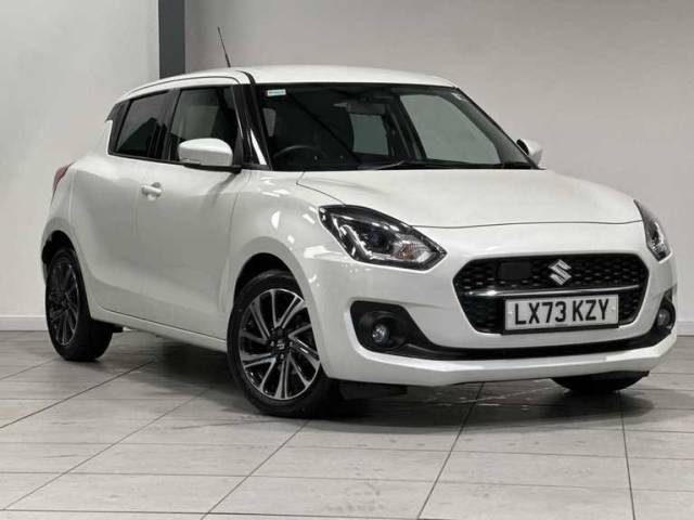 Suzuki Swift 1.2 Dualjet MHEV SZ5 Hatchback 5dr Petrol Hybrid CVT Euro 6 (s/s) (83 ps) Hatchback Hybrid Pearl White Metallic
