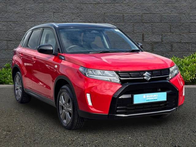 Suzuki Vitara 1.4 Boosterjet MHEV Motion SUV 5dr Petrol Hybrid Manual Euro 6 (s/s) (129 ps) SUV Hybrid Red