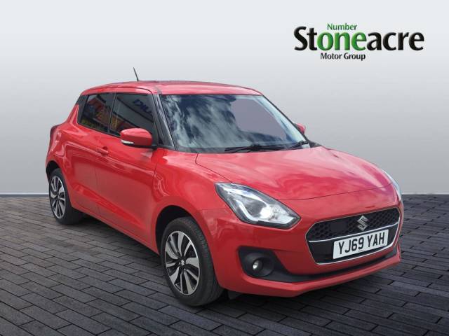 Suzuki Swift 1.2 Dualjet MHEV SZ5 Hatchback 5dr Petrol Hybrid Manual ALLGRIP Euro 6 (s/s) (90 ps) Hatchback Hybrid Red