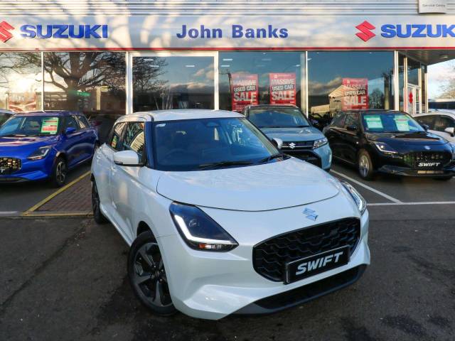 Suzuki Swift 5dr Hat 1.2 Mild Hybrid Ultra Hatchback Hybrid Pure White Pearl