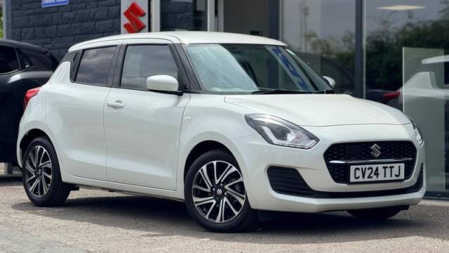 Suzuki Swift 1.2 Dualjet MHEV SZ-L Hatchback 5dr Petrol Hybrid Manual Euro 6 (s/s) (83 ps) Hatchback Hybrid White