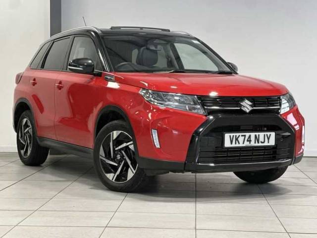 Suzuki Vitara 1.4 Boosterjet MHEV Ultra SUV 5dr Petrol Hybrid Manual Euro 6 (s/s) (129 ps) Hatchback Hybrid Bright Red/ Black Roof