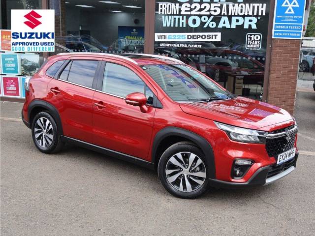 Suzuki S-Cross 1.5 Hybrid Ultra ALLGRIP 5dr AGS Hatchback Petrol/Electric Hybrid RED