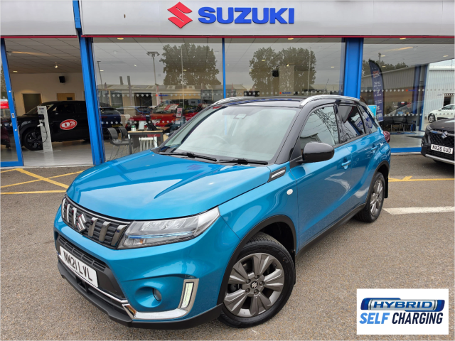 Suzuki Vitara 1.4 Boosterjet MHEV SZ-T SUV 5dr Petrol Hybrid Manual Euro 6 (s/s) (129 ps) SUV Hybrid Blue