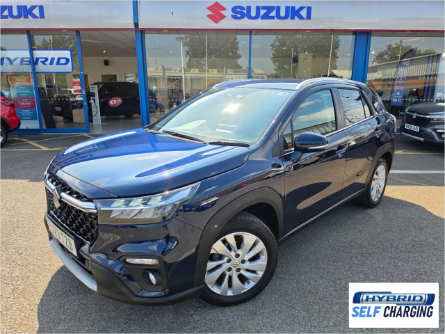 Suzuki S-Cross 1.4 Boosterjet MHEV Motion SUV 5dr Petrol Hybrid Manual Euro 6 (s/s) (129 ps) SUV Hybrid Blue