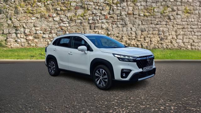 Suzuki S-Cross 1.4 Boosterjet MHEV Ultra SUV 5dr Petrol Hybrid Auto ALLGRIP Euro 6 (s/s) (129 ps) SUV Hybrid White