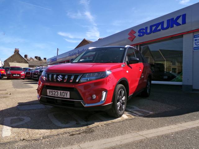 Suzuki Vitara 1.5 Hybrid SZ-T 5dr AGS Hatchback Petrol / Electric Hybrid Red/black Two Tone