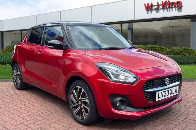 Suzuki Swift 1.2 Dualjet Mhev Sz5 Hatchback 5dr Petrol Hybrid CVT Euro 6 (s/s) (83 Ps) Hatchback Petrol RED