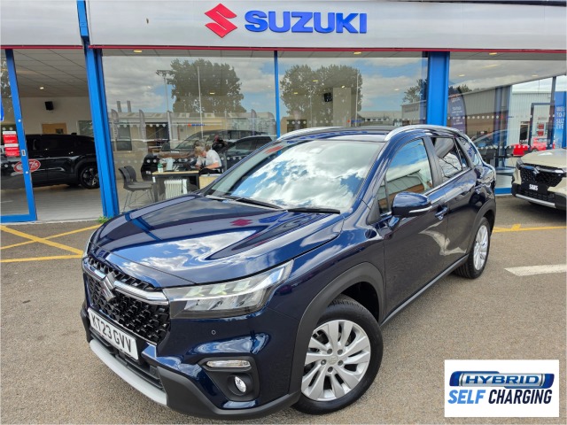 Suzuki S-Cross 1.4 Boosterjet MHEV Motion SUV 5dr Petrol Hybrid Manual Euro 6 (s/s) (129 ps) SUV Hybrid Blue