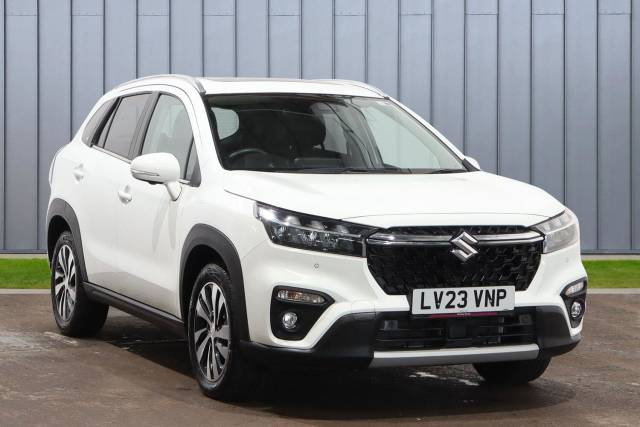 Suzuki S-Cross 1.5 Hybrid Ultra ALLGRIP 5dr AGS Hatchback Petrol/Electric Hybrid WHITE