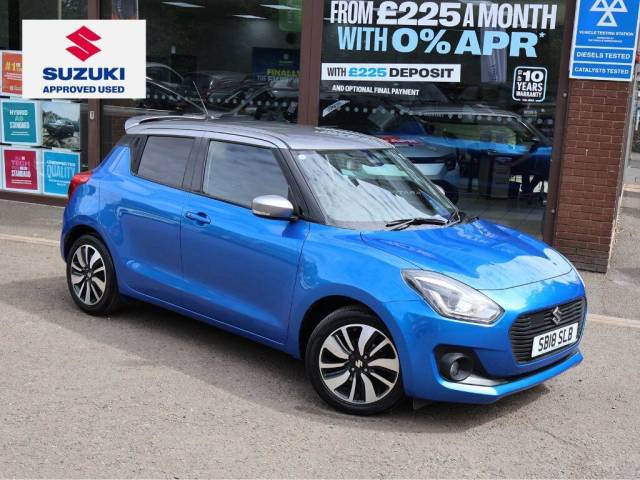 Suzuki Swift 1.0 Boosterjet SHVS SZ5 5dr Hatchback Petrol BLUE/SILVER
