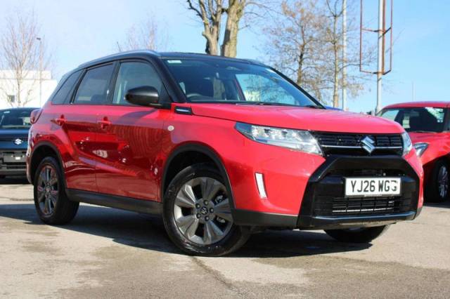 Suzuki Vitara 1.4 Boosterjet MHEV 109 Motion 5dr Auto SUV Hybrid Red