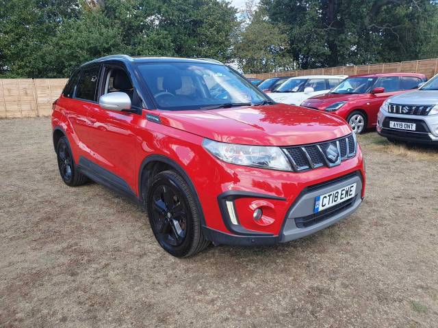 Suzuki Vitara 1.4 Boosterjet S ALLGRIP 5dr Hatchback Petrol Red & Black