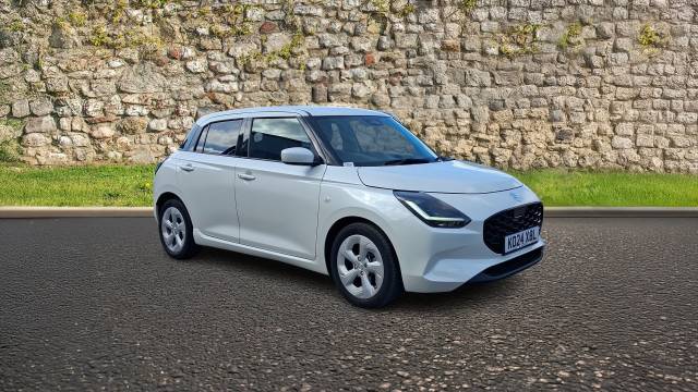 Suzuki Swift 1.2 MHEV Motion Hatchback 5dr Petrol Hybrid CVT Euro 6 (s/s) (82 ps) Hatchback Hybrid White